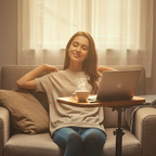 Areall® - il tavolino regolabile per lavorare comodo anche senza una scrivania.