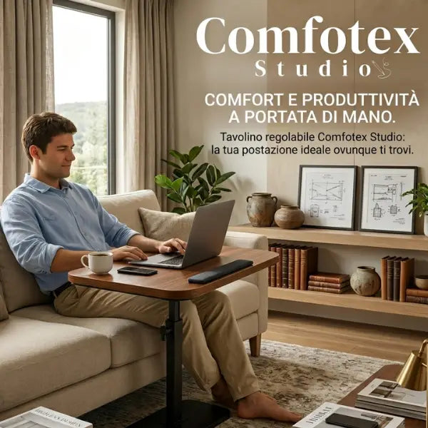 Areall™ - Il supporto per laptop che protegge la tua postura e raddoppia la tua concentrazione ovunque ti trovi.